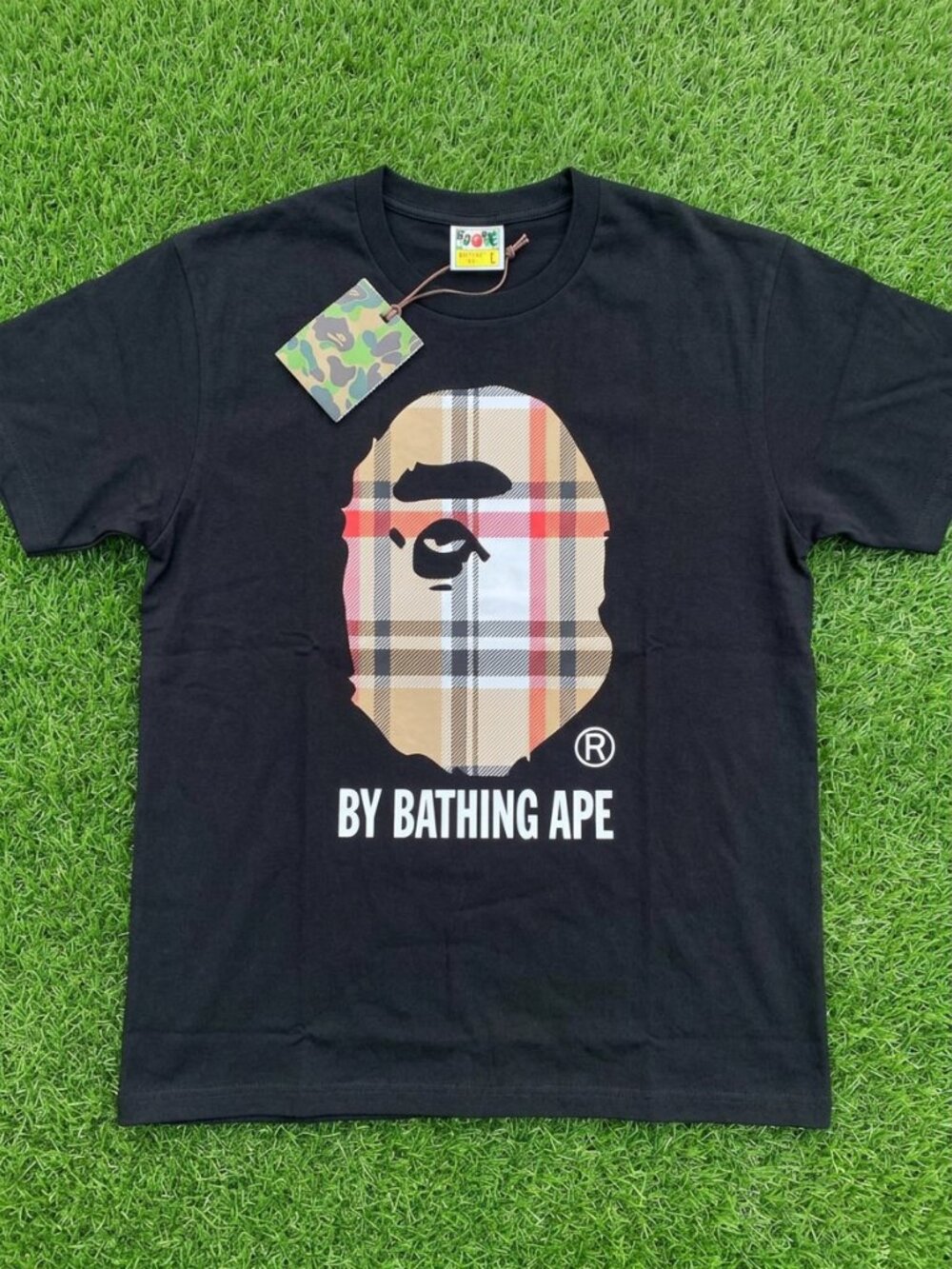 Bape x Burberry collaboration tee shirt - All Sizes